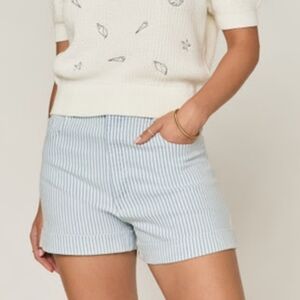 NWT - Seersucker Shorts (size 6)
